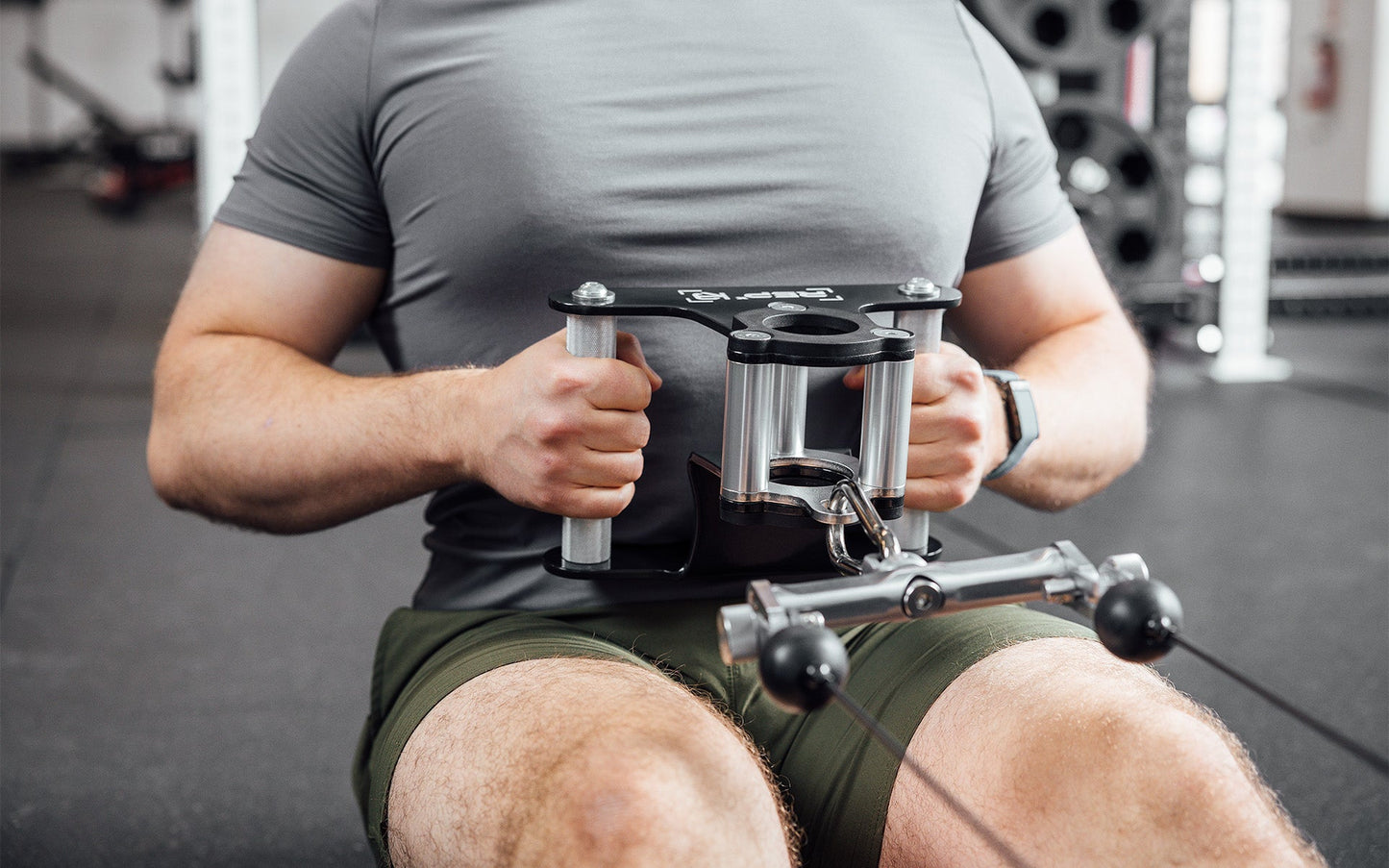 REP® x Kleva Built® Atlas™ Close-Grip Cable and Landmine Attachment