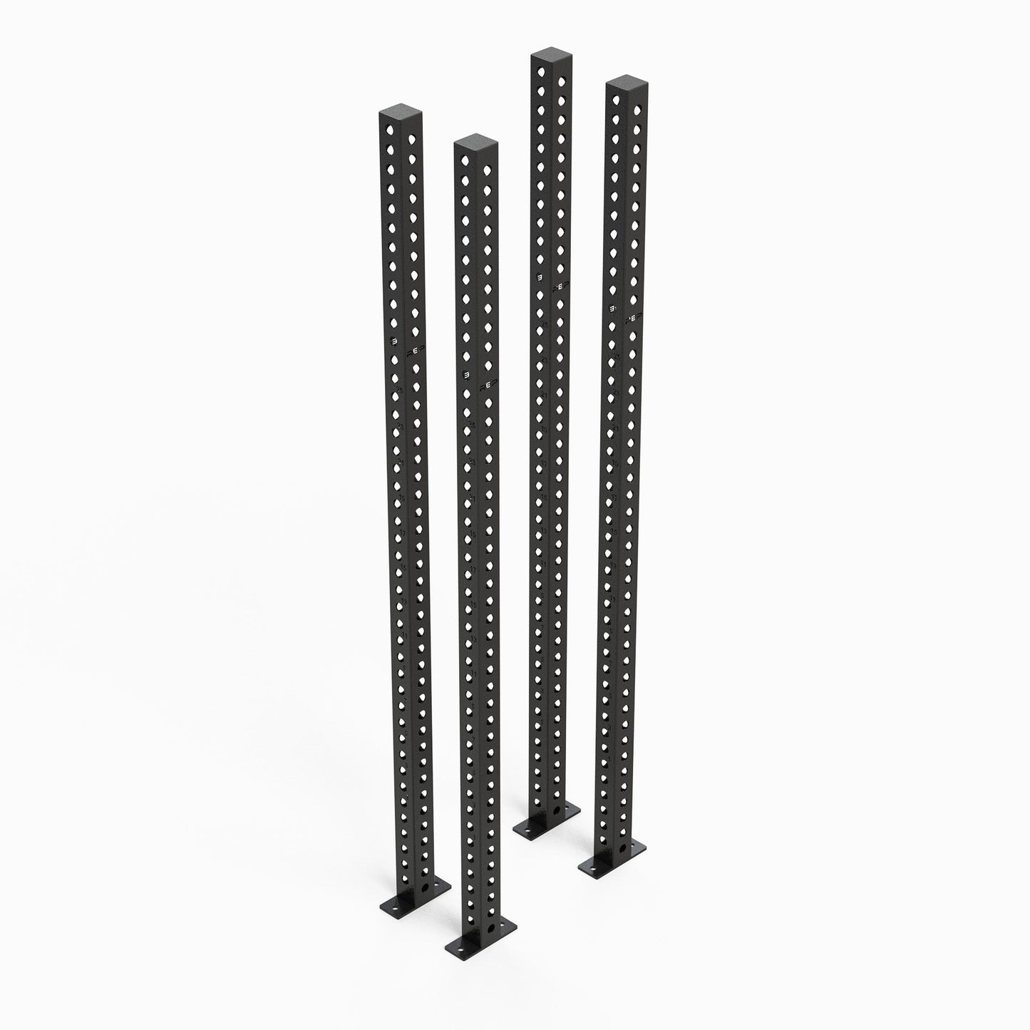 Apollo Rack Uprights 93" Metallic Black Set of Four