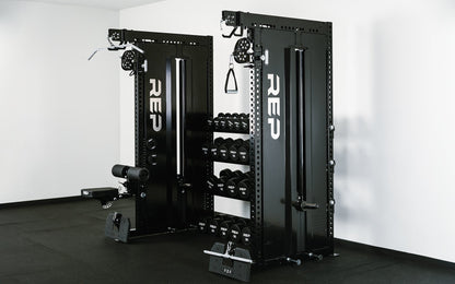 Adonis™ - Dual Cable Tower with Storage