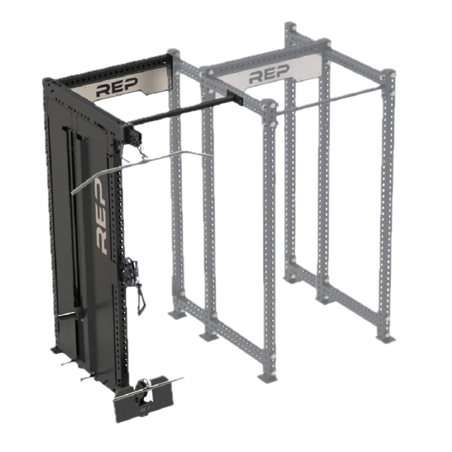 Adonis™ - Cable Tower with Rack Attachment