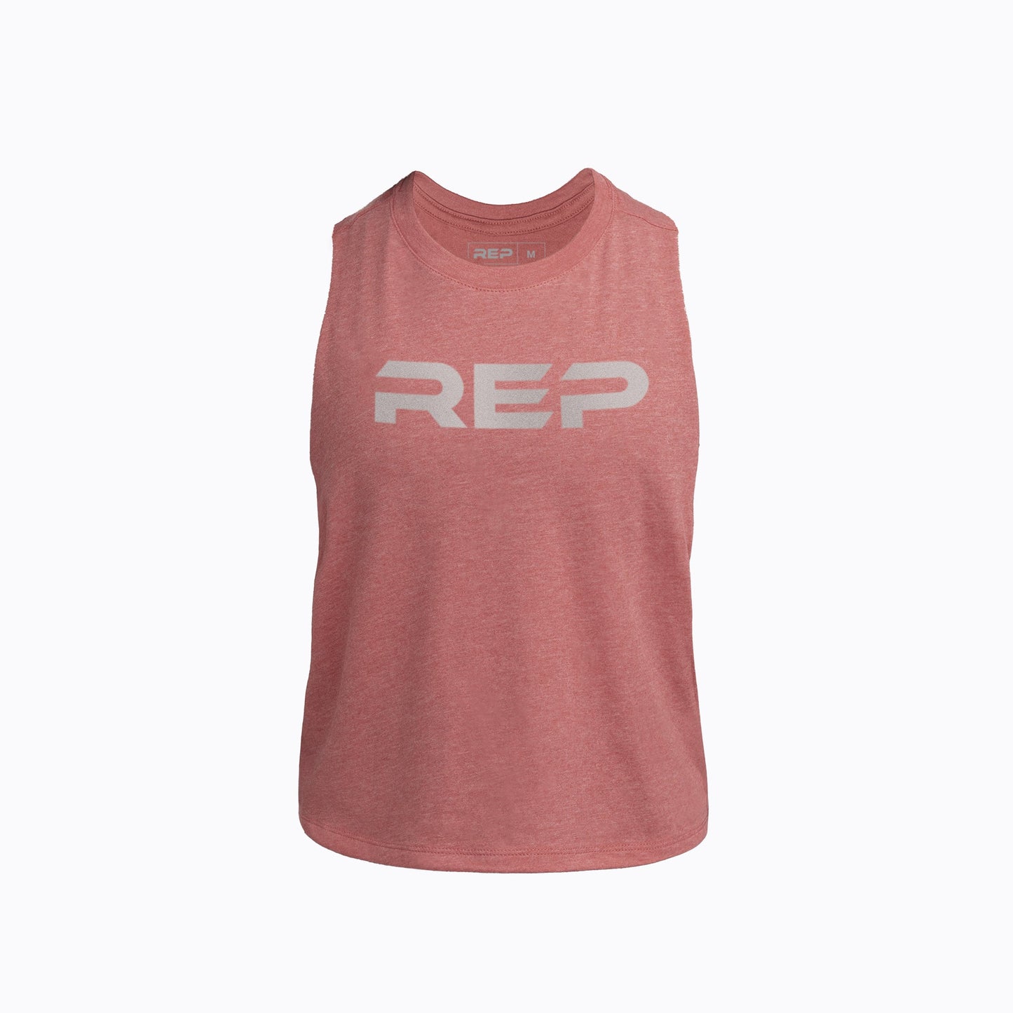 Mauve Womens Daily Driver Cropped Dual-Blend Tank