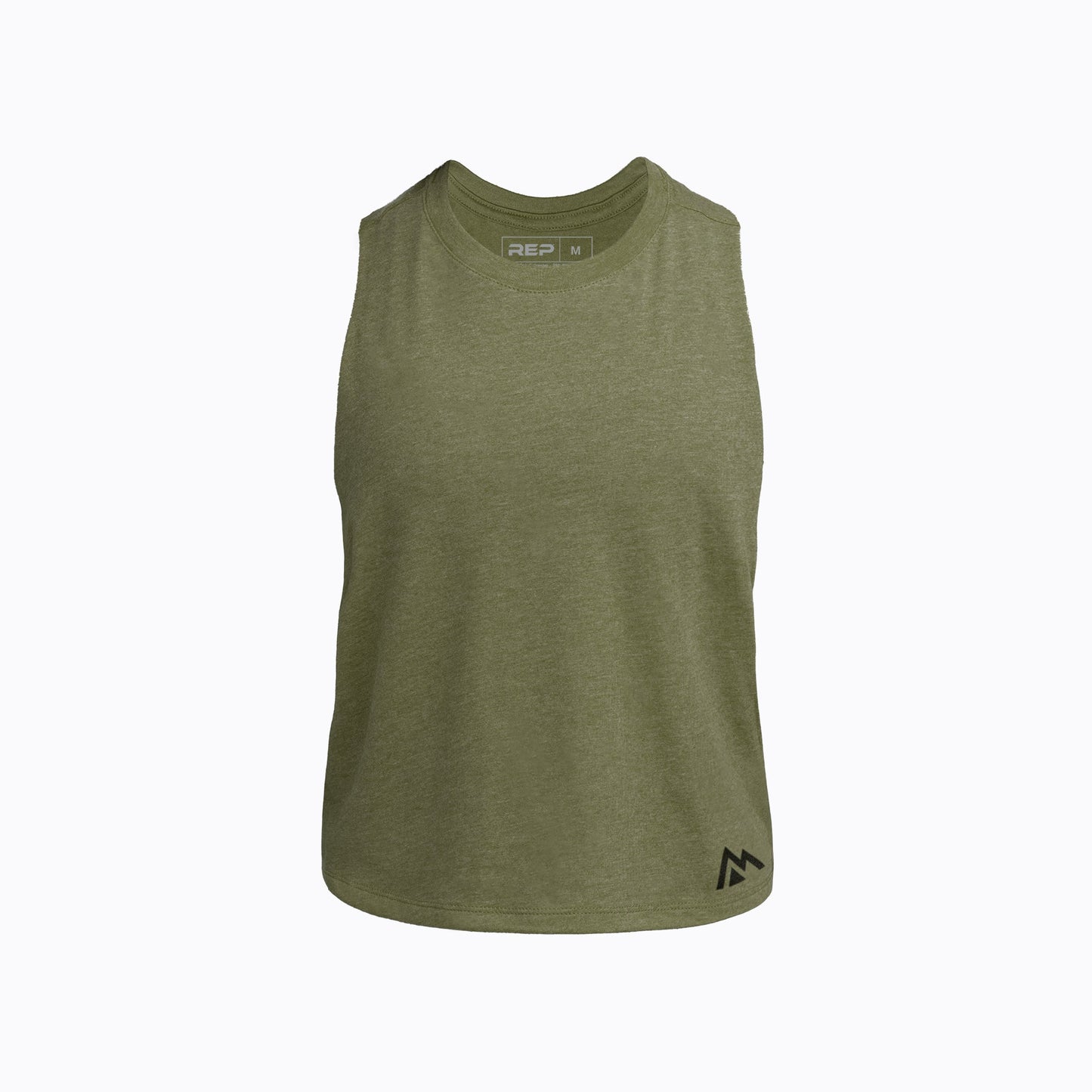 Women's Peak Cropped Dual-Blend Tank