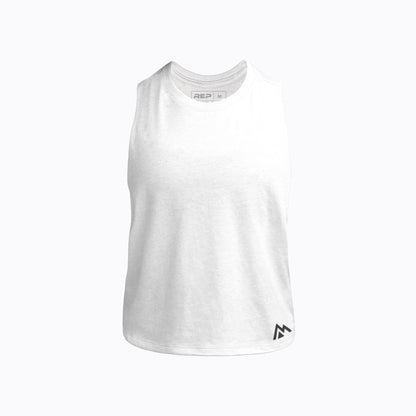 Women's Peak Cropped Dual-Blend Tank