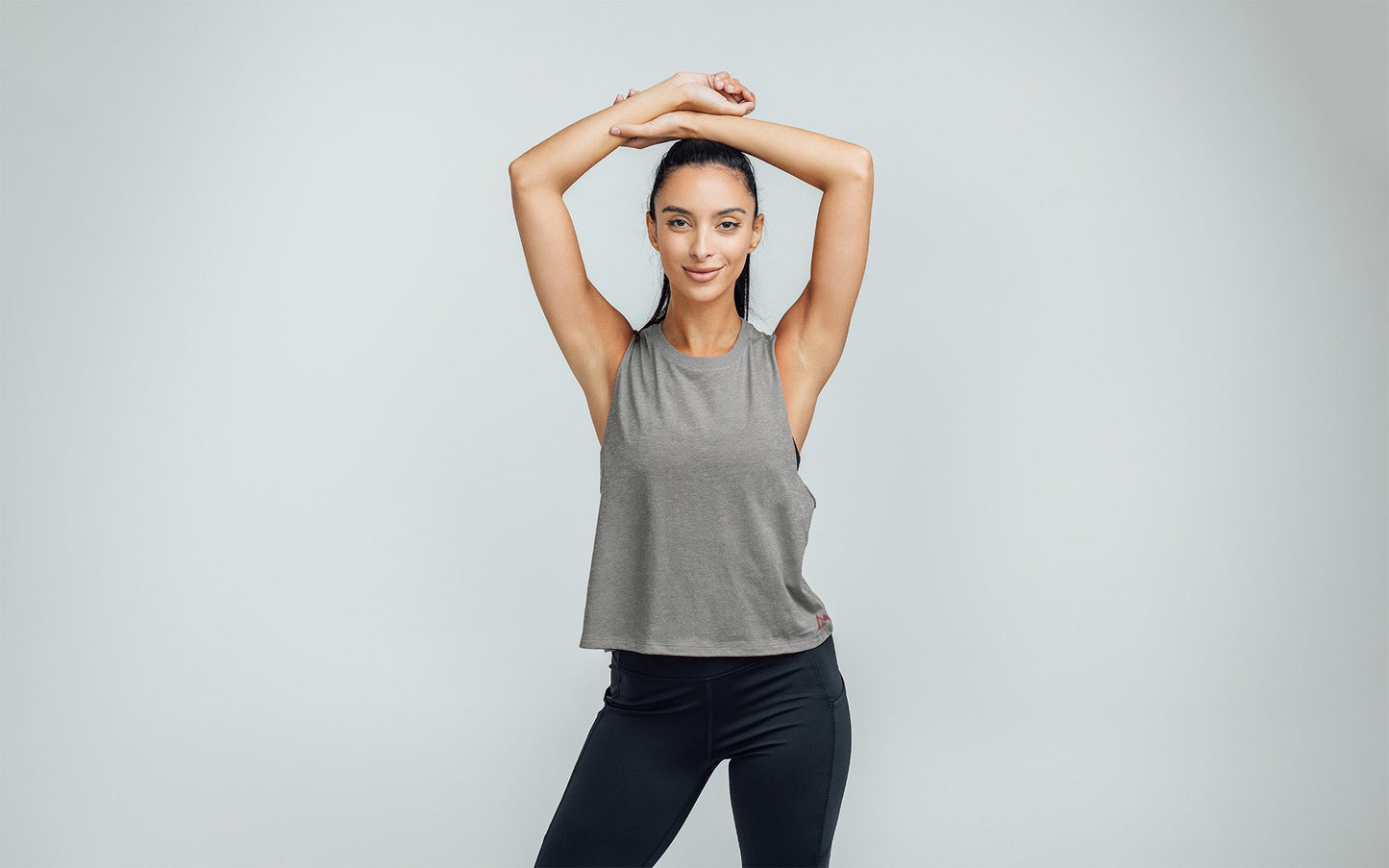 Women's Peak Cropped Dual-Blend Tank