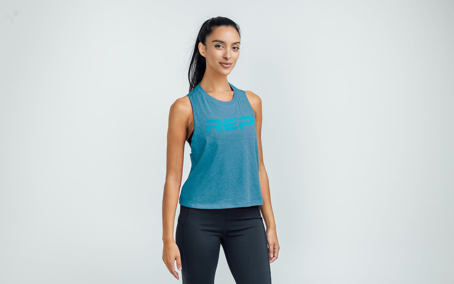 Women's Daily Driver Cropped Dual-Blend Tank