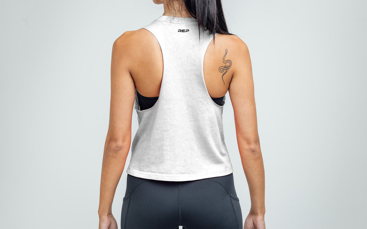 Women's Peak Cropped Dual-Blend Tank