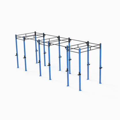 Rig 4000 Series 24' in Blue with Pull-Up Connectors and Double-Bar Connectors