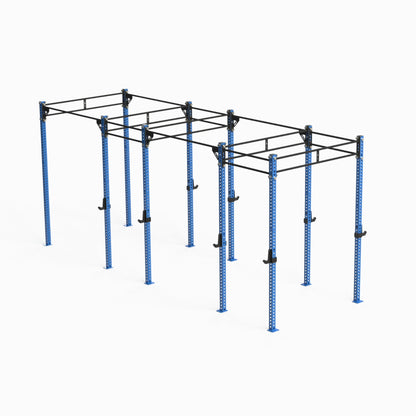 Rig 5000 Series 20' in Blue with Pull-Up Connectors and Double-Bar Connectors