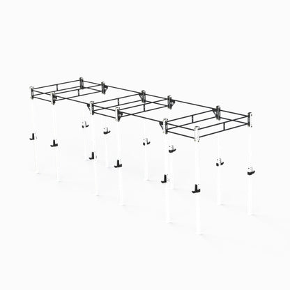 Rig 5000 Series 24' in White with Pull-Up Connectors and Double-Bar Connectors