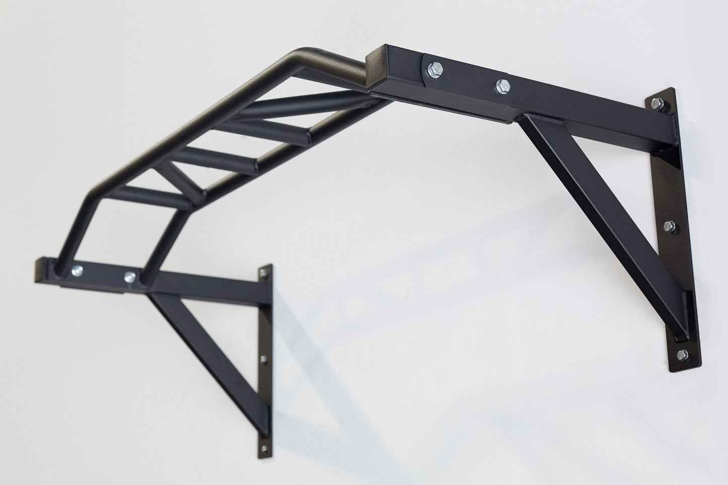 Wall-Mounted Multi-Grip Pull-Up Bar