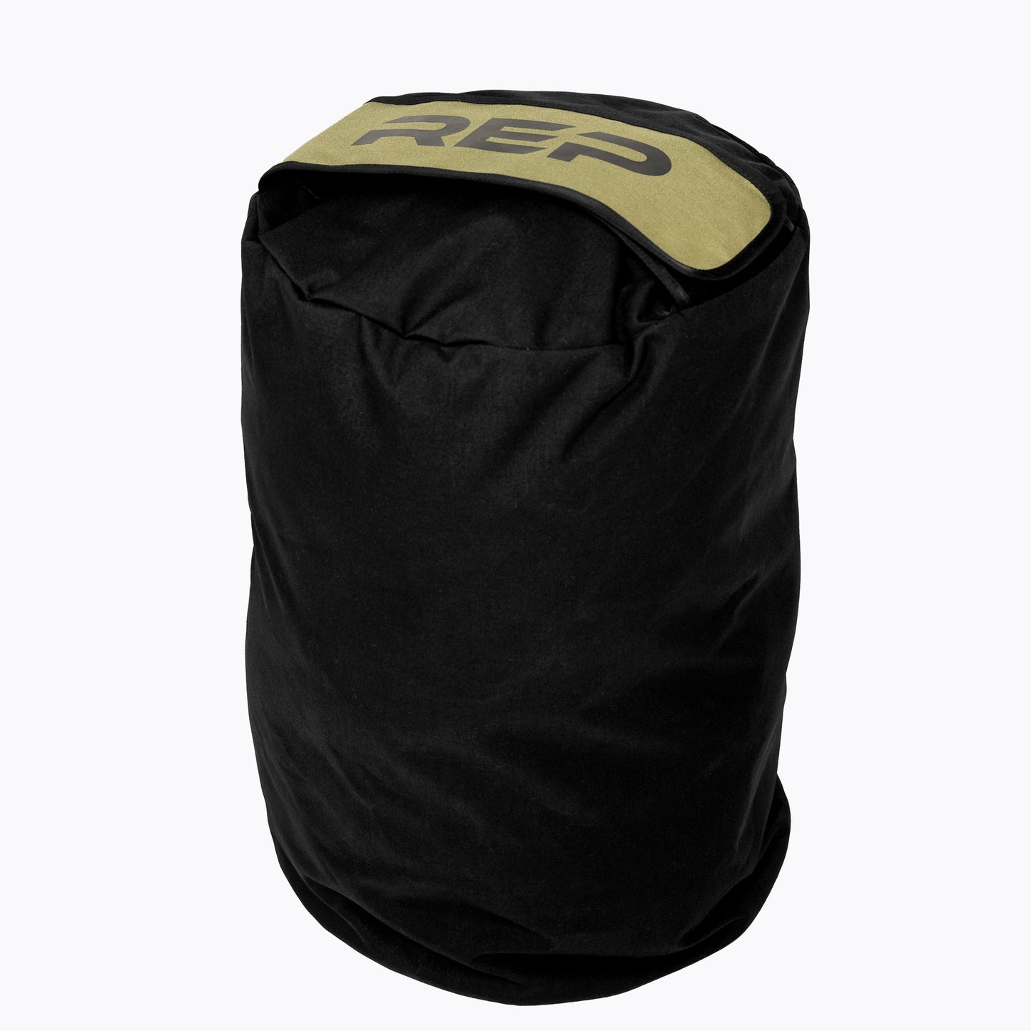 black and green stone sandbag with rep branding 250lb
