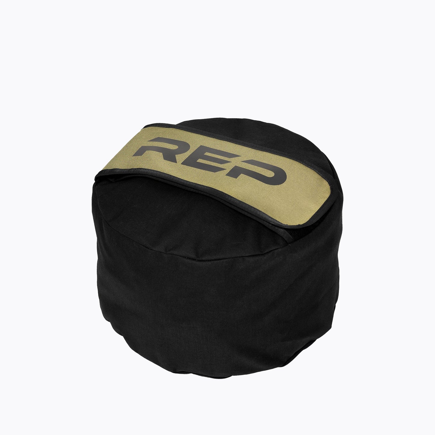 black and green stone sandbag with rep branding 75lb